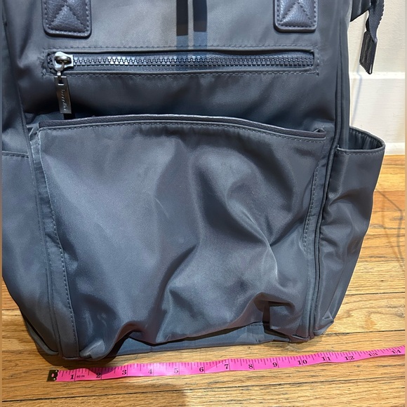 Baggallini Soho Backpack Gray Laptop Bag- Travel- school- overnight large bag - Picture 11 of 12
